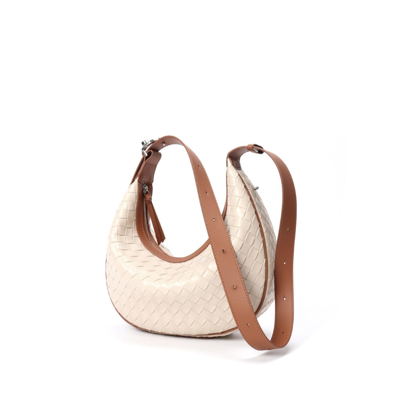 beige_leather_woven_half-moon_hobo_handbag_shoulder_bag_7
