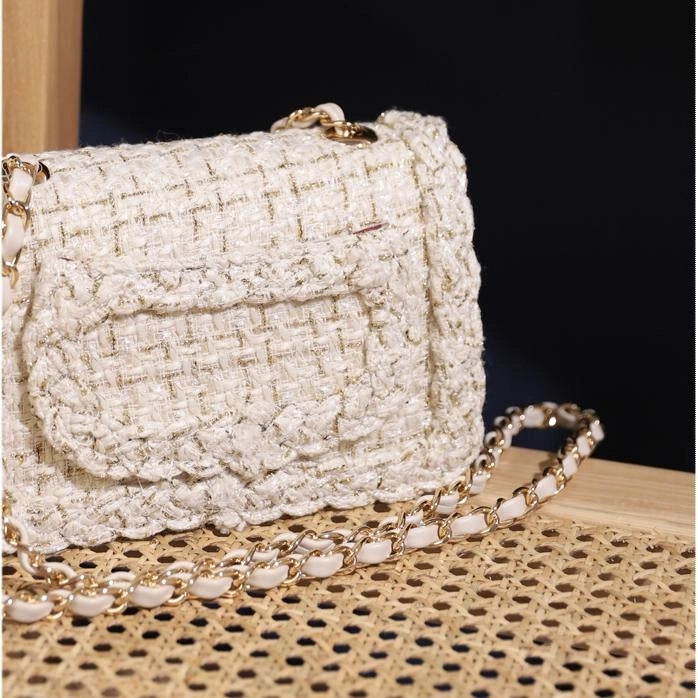 beige_wool_mini_crossbody_bags_tweed_shoulder_chain_bags