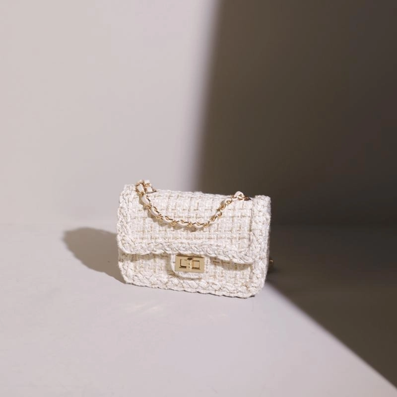 beige_wool_mini_crossbody_bags_tweed_shoulder_chain_bags