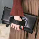 black_cow_leather_large_clutch_bags_shoulder_python_message_handbags_4
