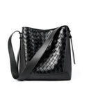 black_genuine_leather_woven_large_tote_bag_wide_strap_shoulder_bags_1