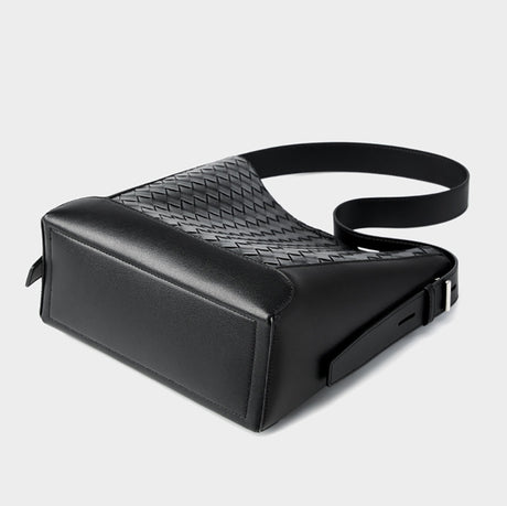 black_genuine_leather_woven_large_tote_bag_wide_strap_shoulder_bags_5