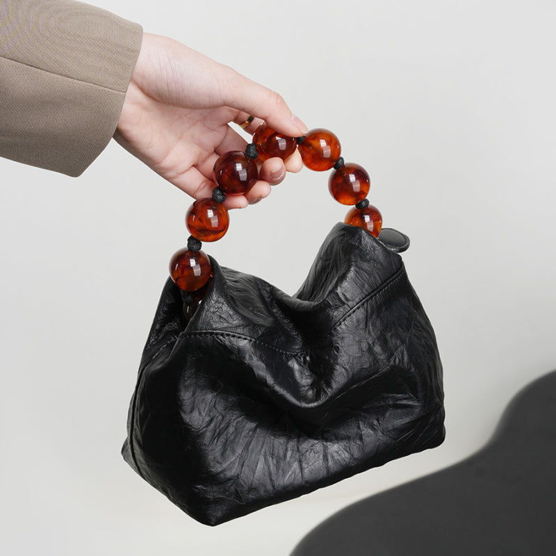 black_leather_beads_handle_shoulder_mini_bags_8