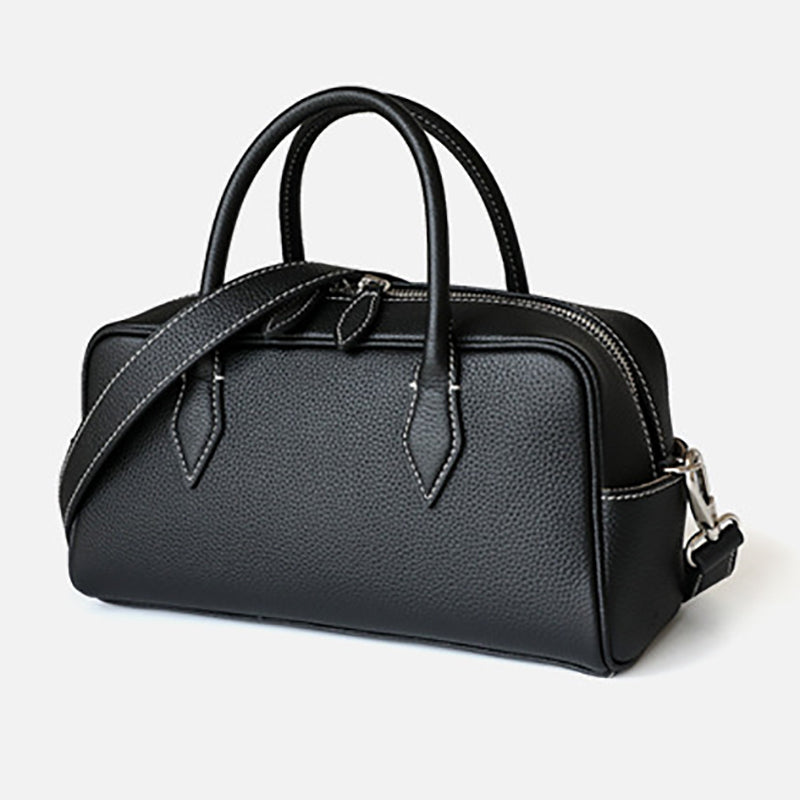 black_leather_litchi_grain_handbags_minimalist_shoulder_bag_1__1