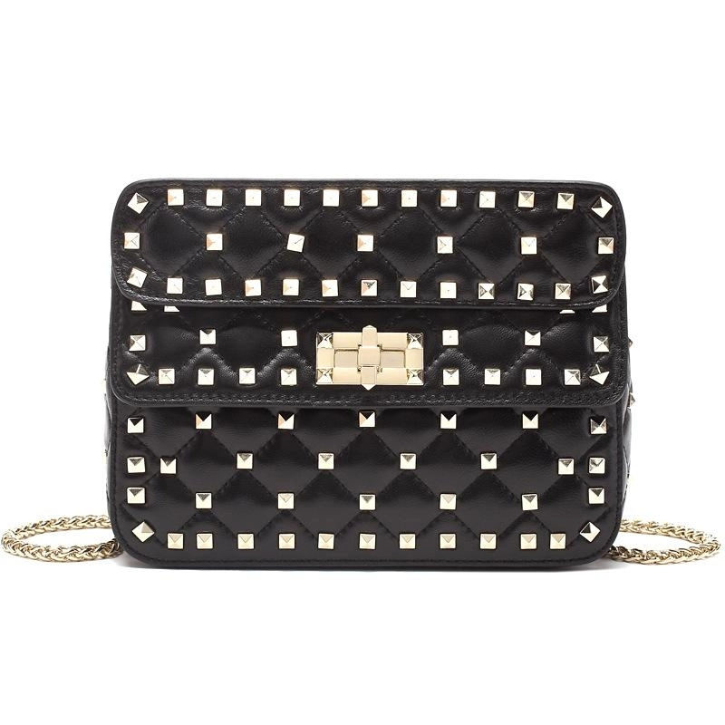black_rockstud_leather_quilted_handbags_foldover_crossbody_chain_bags_22