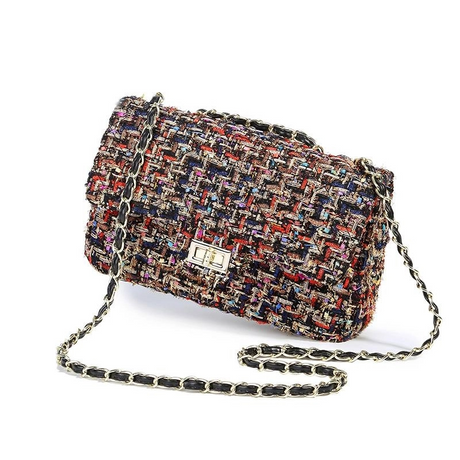 black_tweed_flap_square_handbags_shoulder_chain_bag_2