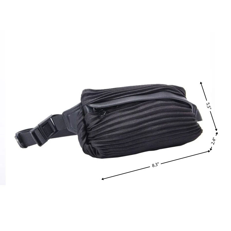 black_wrinkle_fanny_pack_waist_bag_with_zipper55