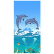 Blue Dolphin Quick - Drying Beach Towel | PRUSES - PRUSES