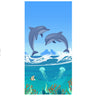 Blue Dolphin Quick - Drying Beach Towel | PRUSES - PRUSES