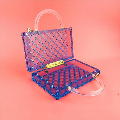 blue_acrylic_clear_quilted_box_clutch_bags_with_transparent_chain