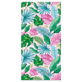 Botanical Leaf Double - Faced Fleece Beach Towel | PRUSES - PRUSES