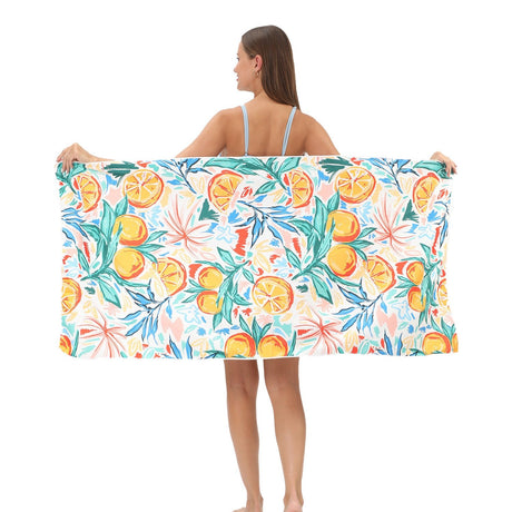 Bright Printed Beach Towel | PRUSES - PRUSES