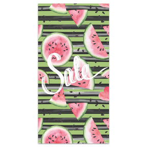Bright Watermelon Summer Double - Faced Fleece Beach Towel | PRUSES - PRUSES