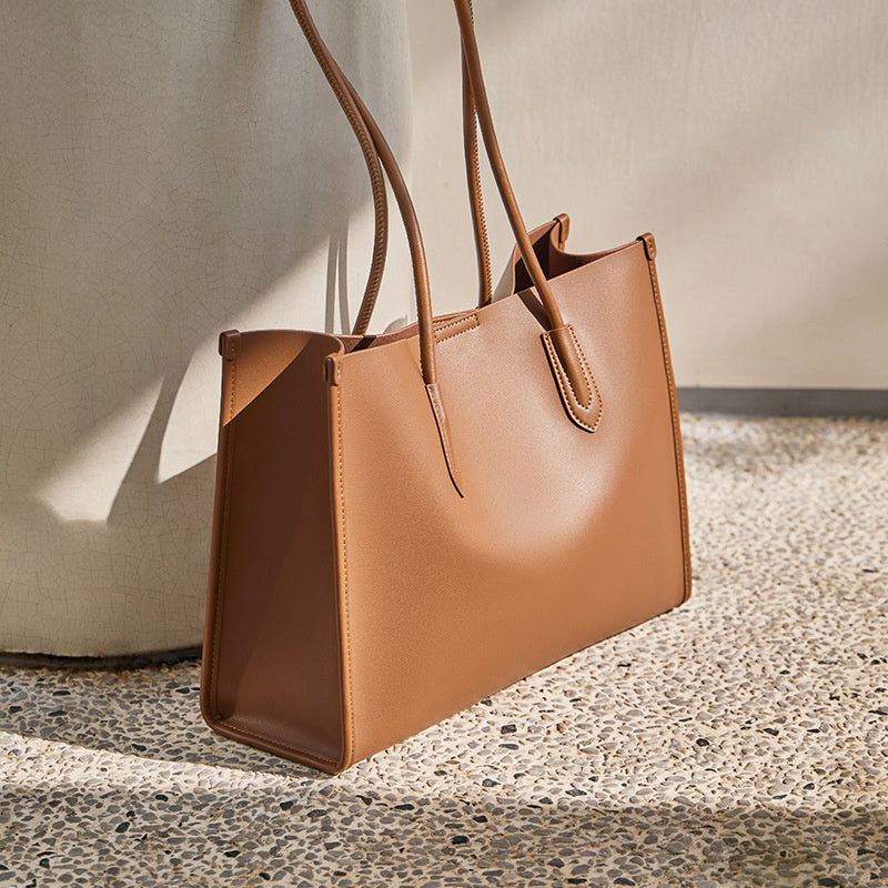 brown_genuine_leather_square_large_tote_bag_women_s_shoulder_bags_3