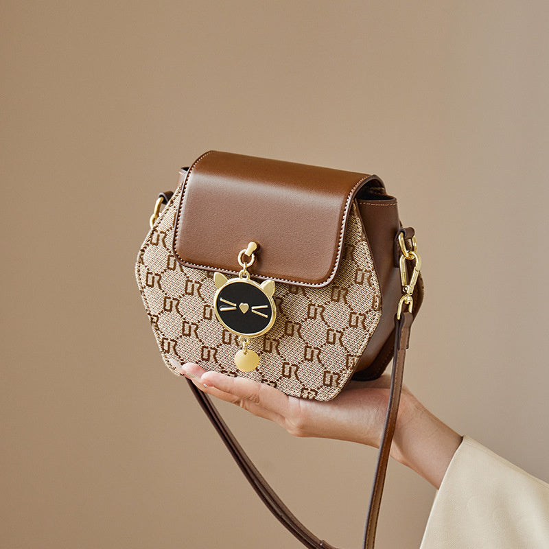 brown_leather_letter_graphic_shoulder_bag_mini_crossbody_bags_with_cat_charm_2