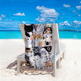 Cat Lover Beach Towel | PRUSES - PRUSES