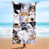 Cat Lover Beach Towel | PRUSES - PRUSES