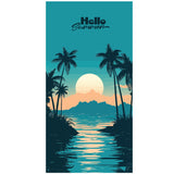 Coconut Tree Beach Towel | PRUSES - PRUSES