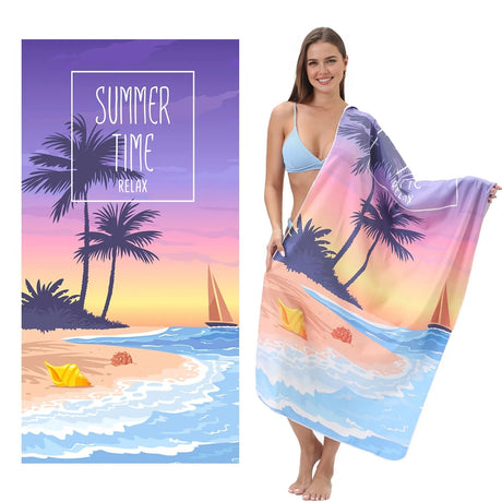 Coconut Tree Beach Towel | PRUSES - PRUSES