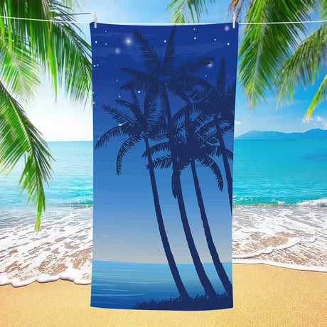 Coconut Tree Sun - Protective Beach Towel | PRUSES - PRUSES