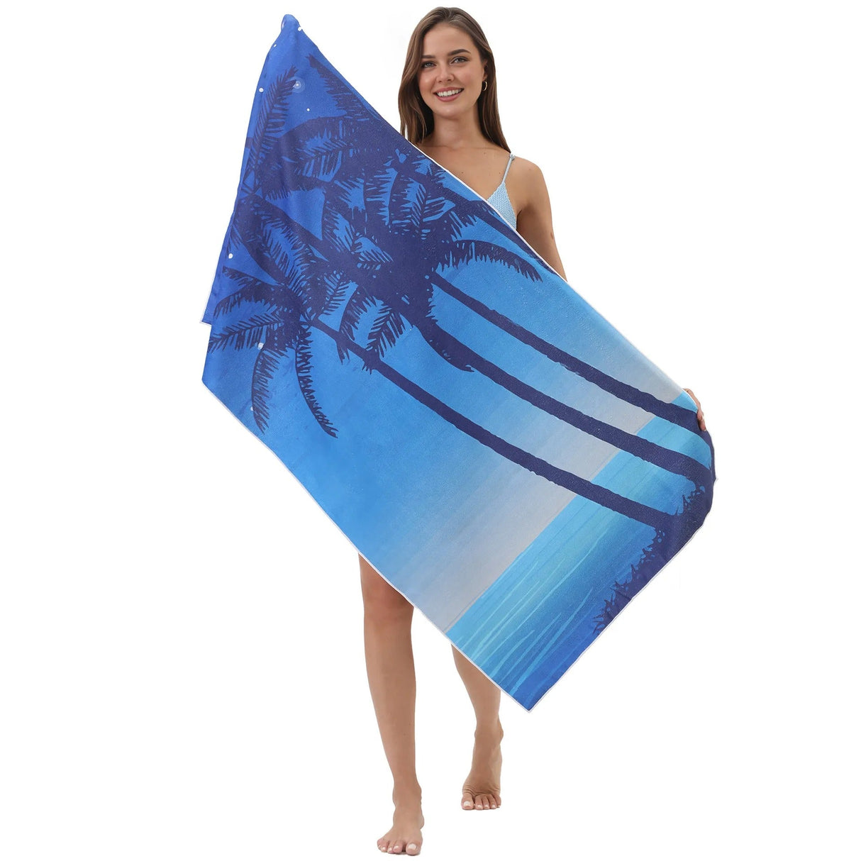 Coconut Tree Sun - Protective Beach Towel | PRUSES - PRUSES