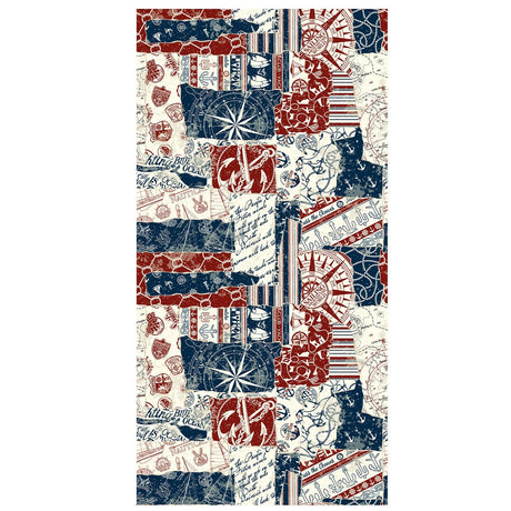 Colorblock Splicing Beach Towel | PRUSES - PRUSES