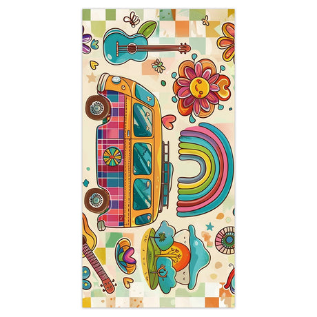 Colored Printing Double - Faced Fleece Beach Towel | PRUSES - PRUSES