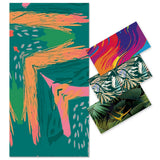 Colorful Graffiti Double - Faced Fleece Beach Towel | PRUSES - PRUSES