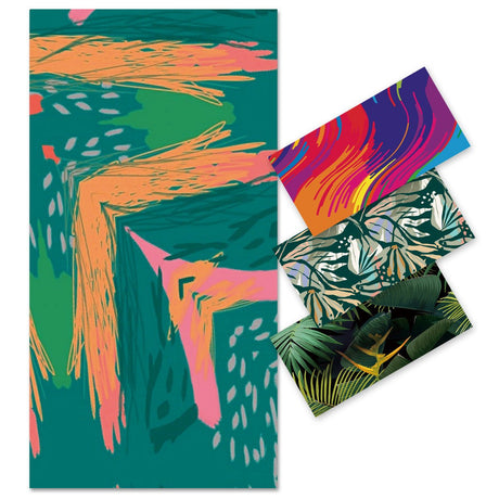 Colorful Graffiti Double - Faced Fleece Beach Towel | PRUSES - PRUSES