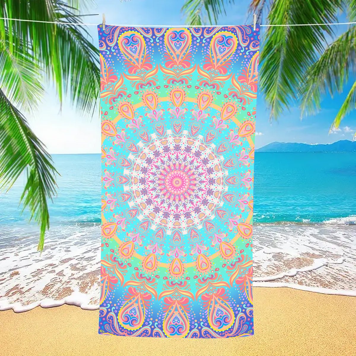 Colorful Lightweight Beach Towel | PRUSES - PRUSES