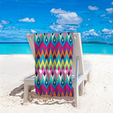 Colorful Printed Beach Towel | PRUSES - PRUSES