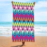 Colorful Printed Beach Towel | PRUSES - PRUSES