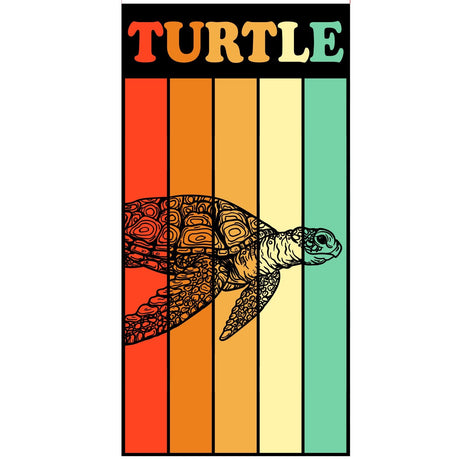 Colorful Sea Turtles Beach Towel | PRUSES - PRUSES