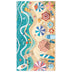 Colorful Summer Beach Umbrella Double - Faced Fleece Beach Towel | PRUSES - PRUSES