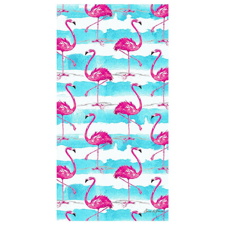 Cute Flamingo Beach Towel | PRUSES - PRUSES