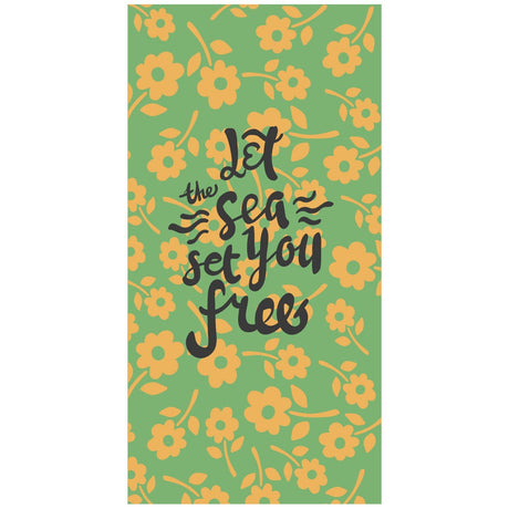 Cute Flower Design Travel Beach Towel | PRUSES - PRUSES