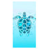 Cute Sea Turtle Print Beach Towel | PRUSES - PRUSES