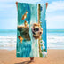 Dog Pattern Double - Faced Fleece Beach Towel | PRUSES - PRUSES