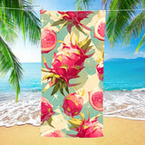 Dragon Fruit Drawstring beach towel | PRUSES - PRUSES