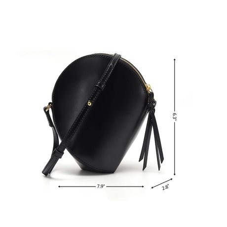 Sweets White Candy Pea Mini Crossbody Bags Zipper Shell Purses | PRUSES