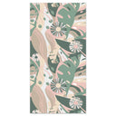 Floral Leaf Pattern Double - Faced Fleece Beach Towel | PRUSES - PRUSES