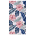 Floral Leaf Pattern Double - Faced Fleece Beach Towel | PRUSES - PRUSES