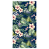Floral Leaf Pattern Double - Faced Fleece Beach Towel | PRUSES - PRUSES