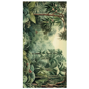 Forest Print Double - Faced Fleece Beach Towel | PRUSES - PRUSES