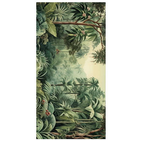 Forest Print Double - Faced Fleece Beach Towel | PRUSES - PRUSES