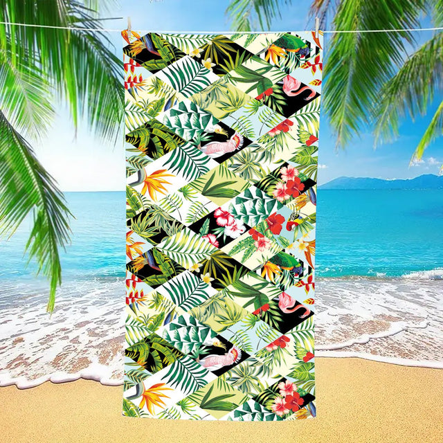 Garden Style Summer Double - Faced Fleece Beach Towel | PRUSES - PRUSES