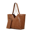 Genuine Leather Tote Bag Large Capacity Shoulder Bag |PRUSES - PRUSES
