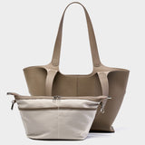 Genuine Leather Wind Chime Commuter Large Capacity Tote Bag |PRUSES - PRUSES