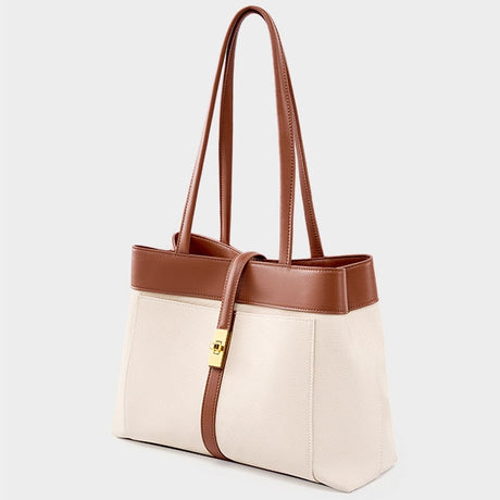 genuine_leather_big_totes_twist_lock_handbags_for_work