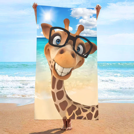 Giraffe Beach Towel | PRUSES - PRUSES